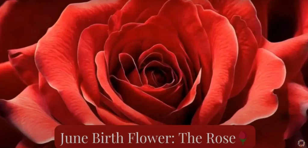 June birth Flower: Rose